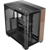 Image de Antec Case C8 Curve Wood (ATX, E-ATX, ITX, mATX), Boîtier PC, Marron, Transparent, Noir