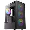 Image de Antec Boitier Moyen Tour Atx Ax26 Elite RGB Avec Panneau Vitré (Noir) (ATX), Boîtier PC, Noir
