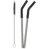 Image de Klean Kanteen Straw 8mm 2-Pack, Pailles, Noir