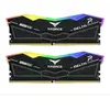 Image de Team Group T-Force Delta RGB DDR5-6400 - 32 Go - CL32 - double canal (2 pcs) - Intel XMP - Sort med RGB (2 x 16GB, 6400 MHz, RAM DDR5, DIMM), Mémoire vive, Noir