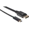 Image de Manhattan C   DisplayPort (USB-C), Adaptateur données + vidéo, Noir