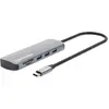 Image de Manhattan USB-C PD auf HDMI 9-in-1 4K Dockingstation / Multiport Hub (USB-C, 9 ports), Station d’accueil + hub USB, Gris