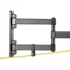 Image de Manhattan Support mural universel pour TV, inclinable et pivotant (Mur, 20 kg, 12.99" - 27"), Support mural pour TV, Noir