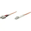 Image de Intellinet Câble de connexion à fibre optique LC/SC Multimode OM1 (2 m), Câble réseau