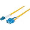 Image de Intellinet Câble de raccordement fibre optique LC/SC monomode OS2 (5 m), Câble réseau