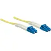 Image de Intellinet Câble de raccordement fibre optique LC/LC monomode OS2 (1 m), Câble réseau