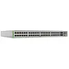 Image de Allied Telesis L3 STACKSWITCH 40X10/100/1000-T 4XSFP+ PORT 1SINGLEFIXED PSU EU (52 ports), Switch réseau, Gris