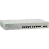 Image de Allied Telesis Switch Websmart Gigabit 8xtpoe+ (12 ports), Switch réseau, Gris
