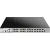 Image de D-Link Commutateur De Pile 28 Ports Layer 3 Gigabit Poe (Si) (28 ports), Switch réseau, Noir, Argent