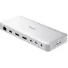 Image de D-Link 9-IN-1 USB-C 4.0 DOCKING (USB-A, USB-C, 9 ports), Station d’accueil + hub USB, Argent, Gris