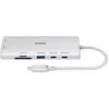 Image de D-Link 10-IN-1 USB-C HUB (USB-C, 10 ports), Station d’accueil + hub USB, Blanc