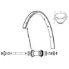 Image de Mavic Rayon Crossride Ub/ub Disc 26 2008 Front/rear Left 10 Unités 253 mm