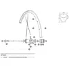 Image de Mavic Rayons Arrière Droits Aksium 2010-18 10 Unités 298 mm