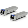 Image de Ubiquiti UF-SM-10G-20 : Jeu de 20 modules SFP+., Émetteur-récepteur, Bleu, Argent