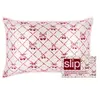 Image de Slip Pure Silk Queen Pillowcase with Lace Trim - Sweet Cherry Kussen