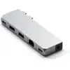 Image de Satechi Dual USB-C Pro Hub Mini (USB-C, 5 ports), Station d’accueil + hub USB, Argent