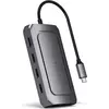 Image de Satechi Station/réplicateur USB-C (U4MA3M) (USB-C, 7 ports), Station d'accueil + hub USB, Gris