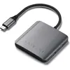 Image de Satechi ST-H4CPDM (USB-C, 4 ports), Station d'accueil + hub USB, Gris