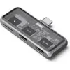 Image de Satechi Mobile XR Hub with microSD (USB-C), Station d’accueil + hub USB, Gris, Transparent