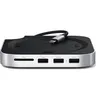 Image de Support et Hub Satechi pour Mac Mini M4 avec boîtier SSD Argent