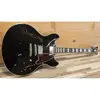 Image de D'angelico Guitars D & Aposangelico Premier DC Black Flake Stopbar Semi-Akestic guitare avec gigbag (DAPDCBLF2NS) (Guitare semi-acoustique, Pau Ferro (Touche), Rosewood (boutons de contrôle)), Guitare, Noir