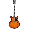 Image de D'angelico Guitars D'angelico Premier DC Dark Iced Tea Burst (Guitare acoustique, Acajou, Épicéa, Ossature, Palissandre), Guitare, Marron