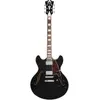 Image de D'angelico Guitars D'angelico Premier DC Black (Guitare semi-acoustique, Graph Tech NuBone XL (selle)), Guitare, Noir