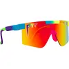 Image de Pit Viper, Unisexe, Lunettes de sport, The Pride Original Polarized Rainbow Wide (Arc-en-ciel blanc, Rainbow), Multicolore