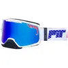 Image de Pit Viper, Lunettes de sport, The Merika Brapstrap Goggle - Blue (Amérique, Blanc, Bleu, bleu clair-blanc), Bleu, Blanc