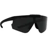 Image de Pit Viper, Unisexe, Lunettes de sport, The Blacking Out Flip-Offs Wide - Smoke (fumée obscurcissante, Fumée), Noir