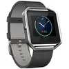 Image de Fitbit Bracelet en cuir Blaze avec cadre (Cuir véritable), Sangles de montre, Noir