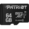 Image de Patriot MicroSDXC UHS-I Klasse 10 (64 Go, microSDXC, U1, UHS-I), Carte mémoire, Noir