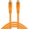 Image de Tether Tools TetherPro USB-C Optima 10G gerade orange 3m (3 m, USB 3.2 Gen 2), Câble USB