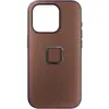 Image de Peak Design Mobile Everyday Fabric Case (Apple iPhone 15 Pro), Coque pour téléphone portable, Marron
