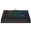 Image de CORSAIR Gaming K100 RGB - Clavier - rétroéclairé - USB - Français - commutateur : Commutateurs Cherry MX Speed RGB Silver - aluminium brossé noir anodisé