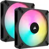 Image de Corsair AF140 RGB Elite (140 mm, 2x), Ventilateur PC, Noir