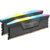 Image de Corsair Vengeance RGB (2 x 48 Go, 4800 MHz, RAM DDR5, U-DIMM), Mémoire vive, Noir