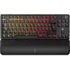 Image de Corsair K70 CORE TKL (DE, Filaire, Sans fil), Clavier, Multicolore, Noir