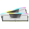 Image de Corsair Vengeance RGB (2 x 16GB, 5200 MHz, RAM DDR5, DIMM), Mémoire vive, Blanc