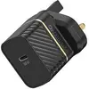 Image de OtterBox EU GaN Chargeur mural à chargement rapide (30 W, 1 portion), Chargeur USB, Noir