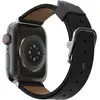 Image de OtterBox Symmetry Cactus Leather Watch Band pour Apple Watch 9/8/7 45mm (42 mm, 44 mm, 45 mm, Cuir végétalien), Sangles de montre, Noir