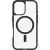 Image de OtterBox React mit MagSafe (Apple iPhone 16), Coque pour téléphone portable, Transparent, Noir
