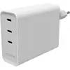 Image de mophie Adaptateur Secteur USB-C PD 140W (140 W, 3 ports), Chargeur USB, Blanc
