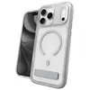 Image de Zagg Milan Snap avec support pour iPhone 18 Pro Max / 17 Pro Max, argenté à paillettes (Apple iPhone 17 Pro Max, Apple iPhone 18 Pro Max), Coque pour téléphone portable, Argent