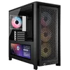 Image de Boîtier PC Gaming Corsair Frame 4000D LCD RS moyen tour noir ARGB verre trempé