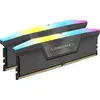 Image de Corsair Vengeance RGB (2 x 48 Go, 6000 MHz, RAM DDR5, U-DIMM), Mémoire vive, Gris, Multicolore
