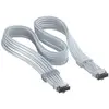 Image de Corsair ThermalProtect Universal PCIe 5.1 600W 12V-2x6 Cable, White (65 cm, 12V-2x6), Câble interne (PC)