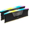 Image de Corsair Vengeance RGB (2 x 48 Go, 6800 MHz, RAM DDR5, U-DIMM), Mémoire vive, Noir