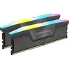 Image de Corsair Vengeance RGB (2 x 16GB, 6400 MHz, RAM DDR5, DIMM), Mémoire vive, Noir, Gris