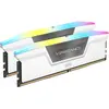 Image de Corsair Vengeance RGB (2 x 32GB, 6000 MHz, RAM DDR5, U-DIMM), Mémoire vive, Blanc